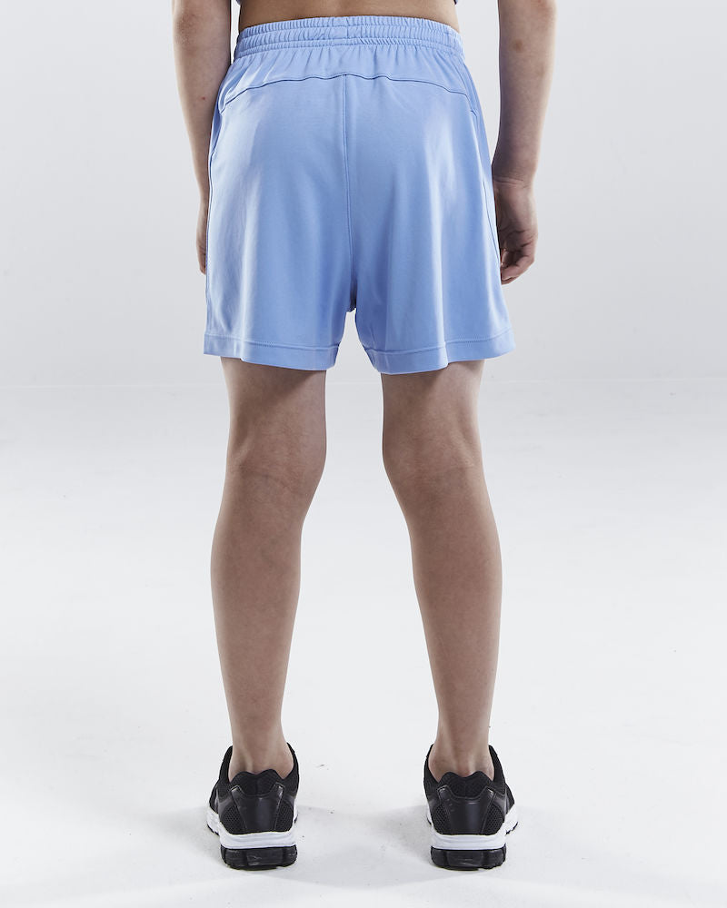 Craft Squad Short Solid Kinder Trainingsshort – Knallrot, Größe 134-140, 100% Polyester, Mit Kordelzug