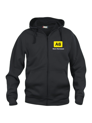 Basic Hoody Full Zip Herre