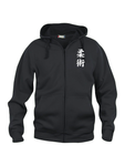 Basic Hoodie Full Zip Herre