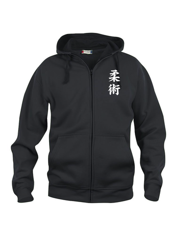 Basic Hoodie Full Zip Herre