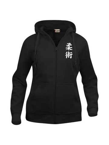 Basic Hoodie Full Zip Dame
